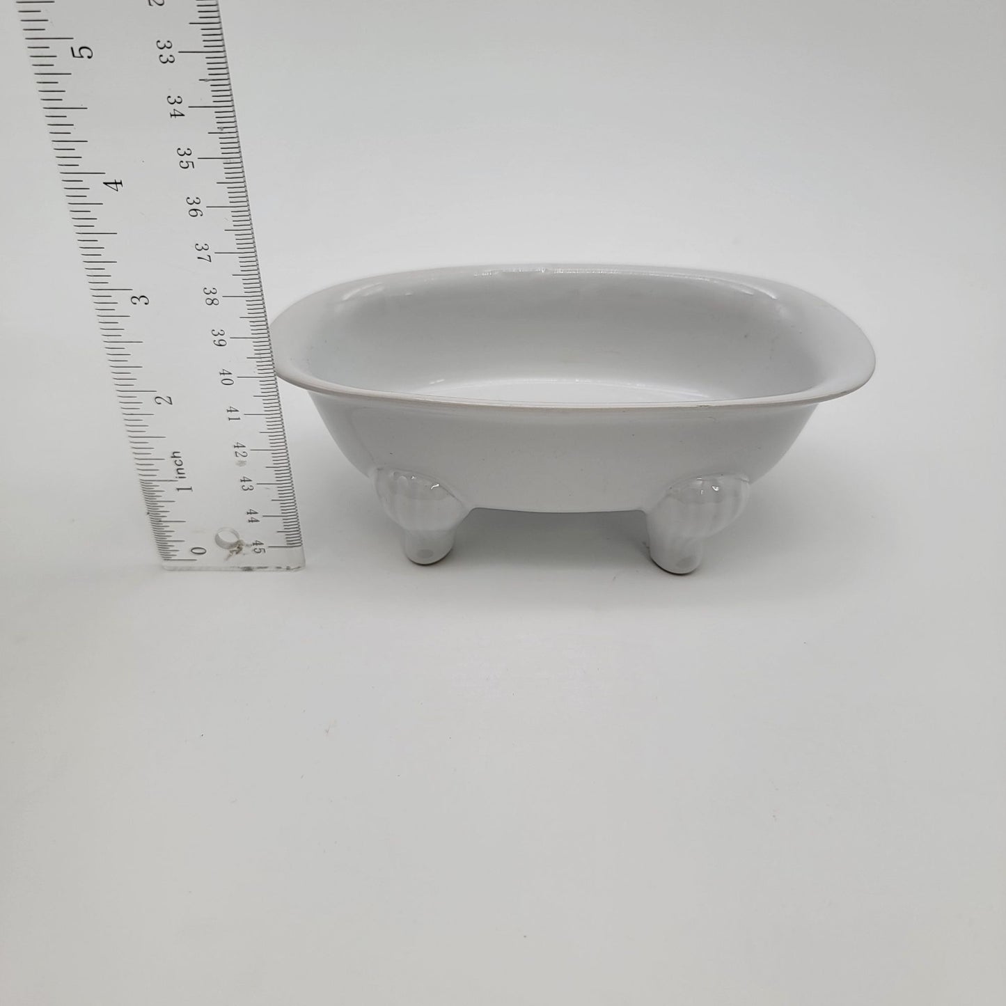 Mini Bathtub Soap Dish By BIA Cordon Bleu White Porcelain