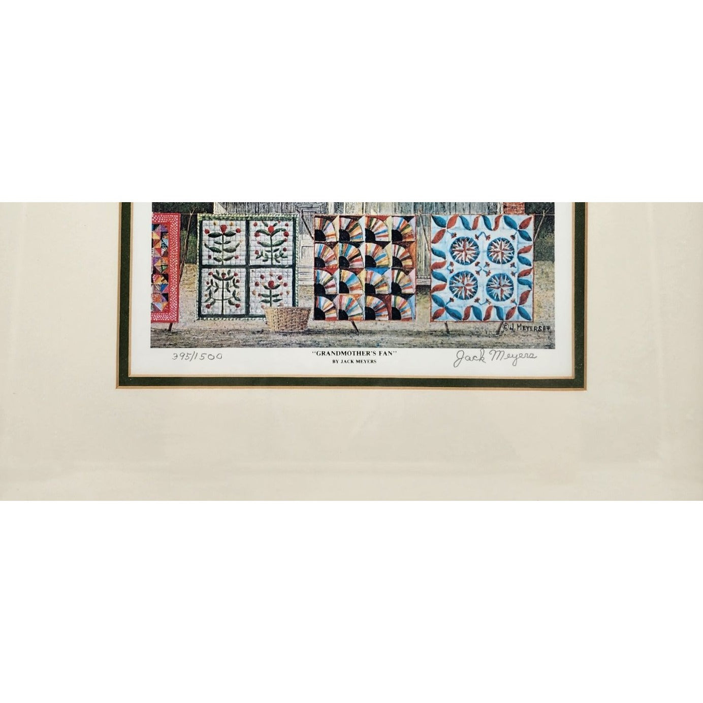 Limited Edition Framed Print "Grandmothers Fan" By Jack Meyers 398/500 Signed