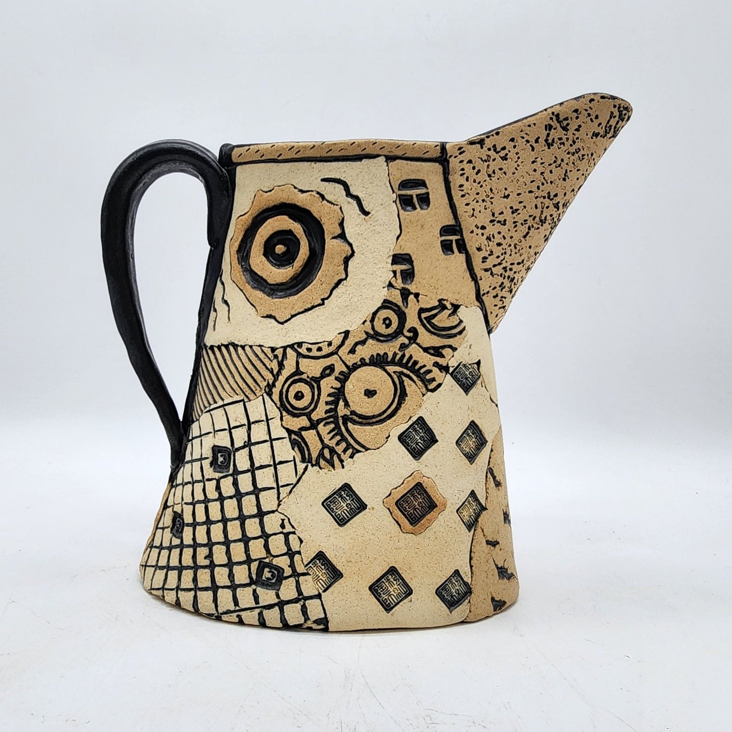 Elaine Pinkernell Slab Studio Pottery Pitcher