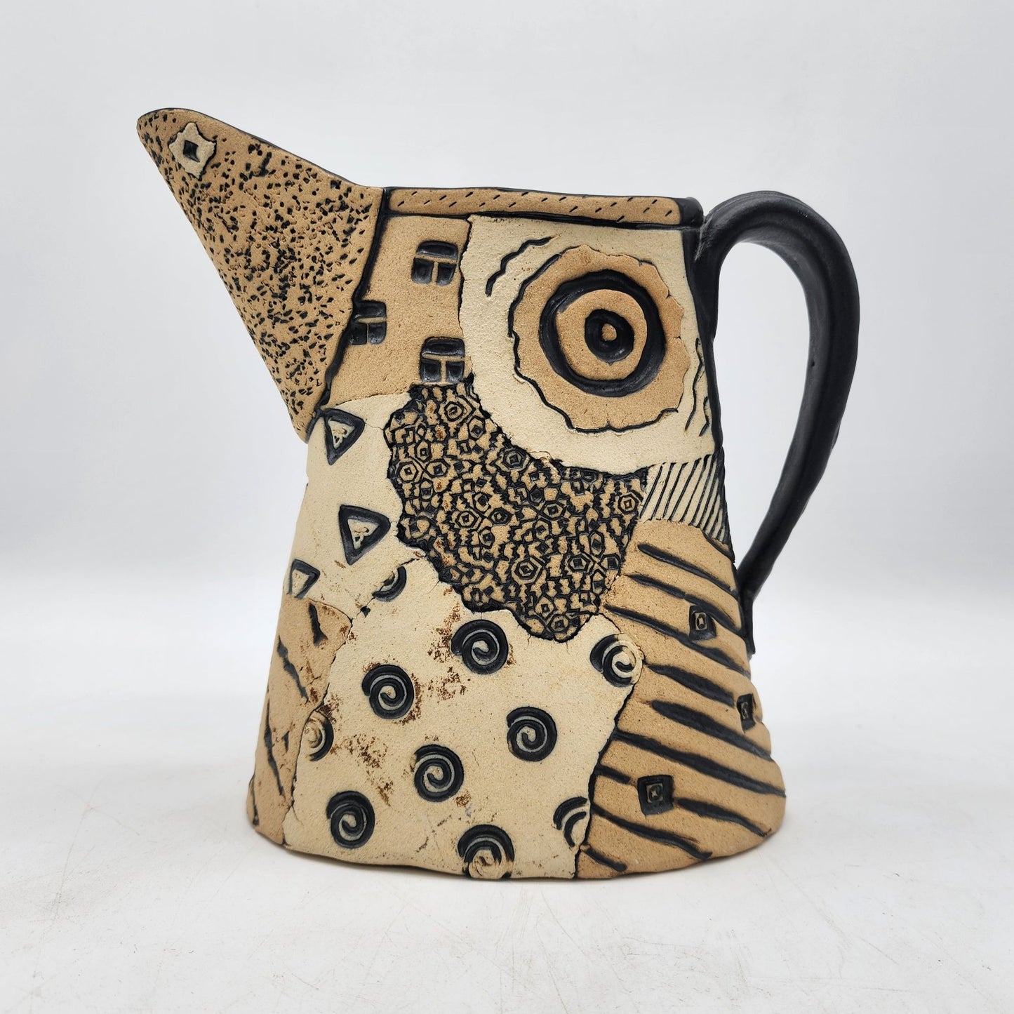 Elaine Pinkernell Slab Studio Pottery Pitcher