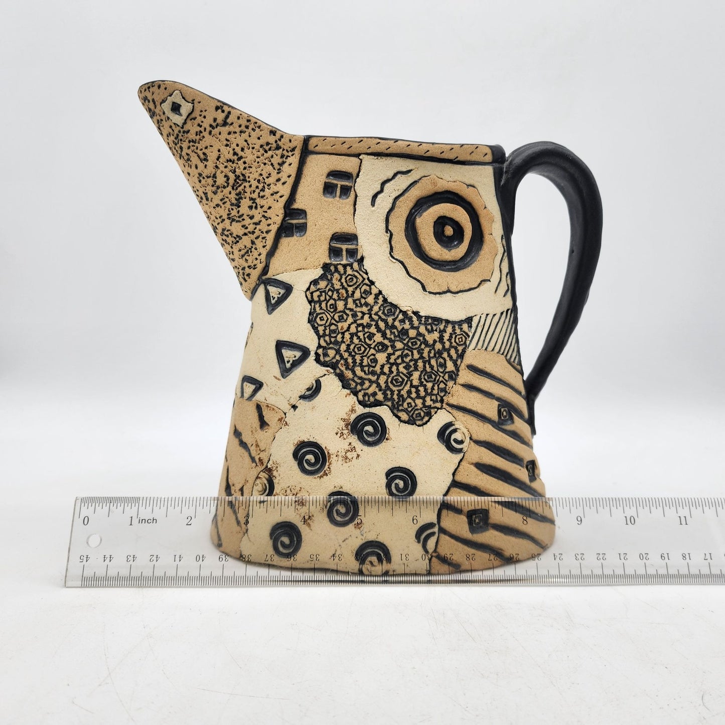 Elaine Pinkernell Slab Studio Pottery Pitcher