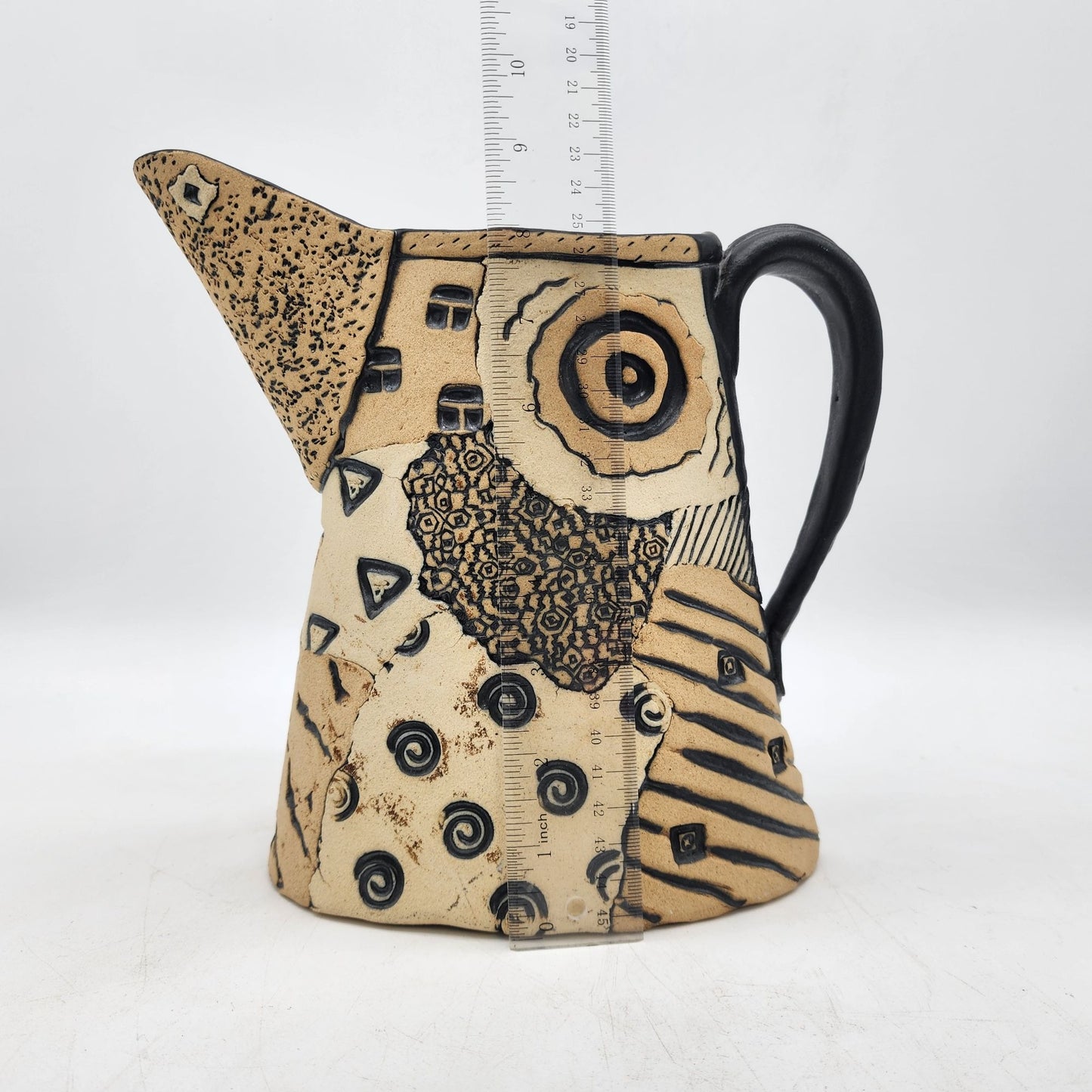 Elaine Pinkernell Slab Studio Pottery Pitcher