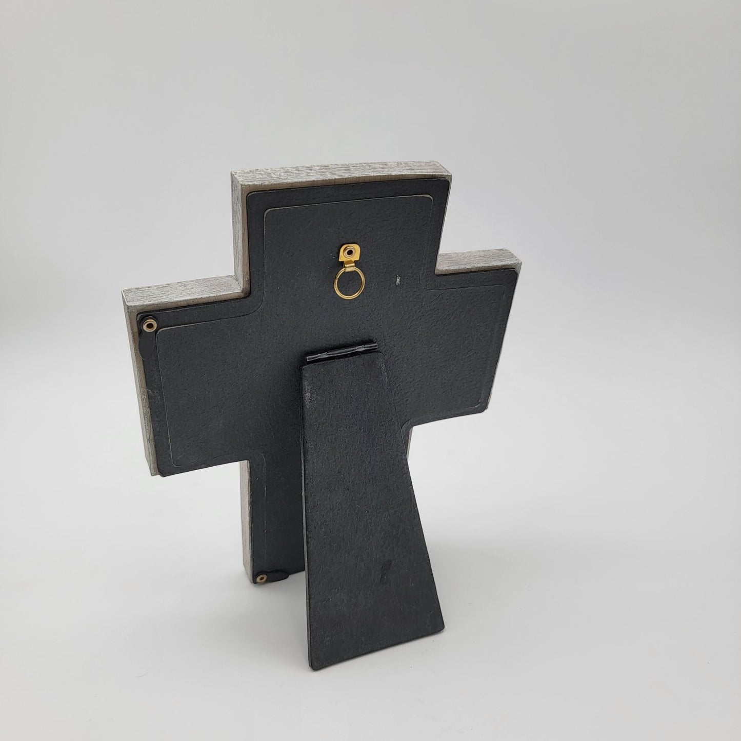 Rustic Cross Picture Frame With Lily & Ecclesiastes 3:1