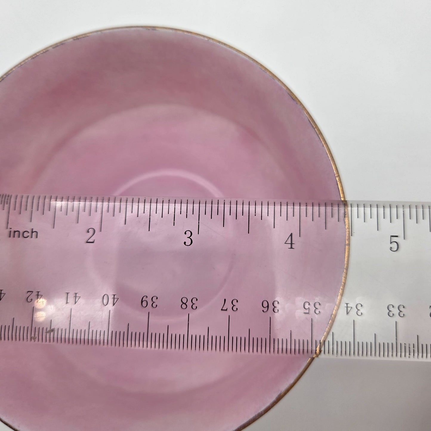 Antique Porcelain Chawan Japanese Tea Bowl Pink