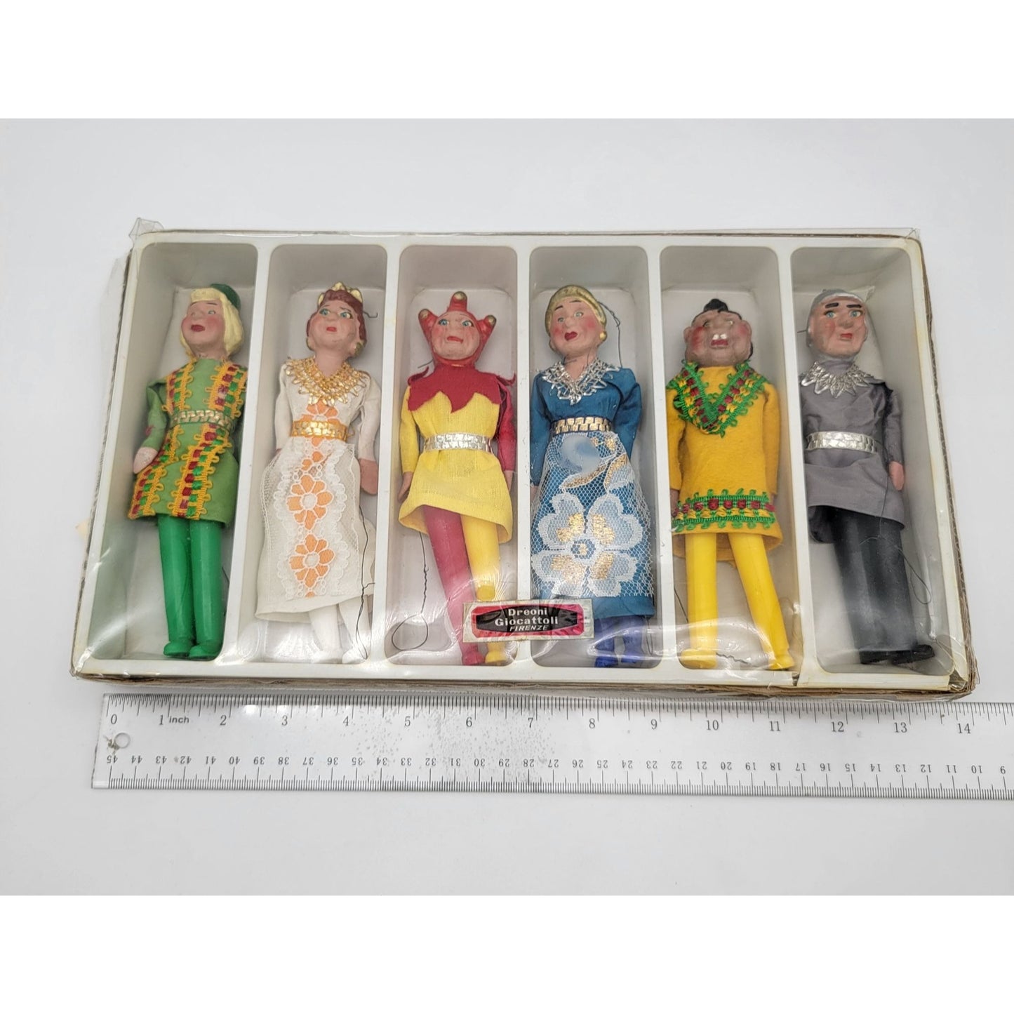 Vintage Dreoni Giocattoli Firenze Italian Puppet Set