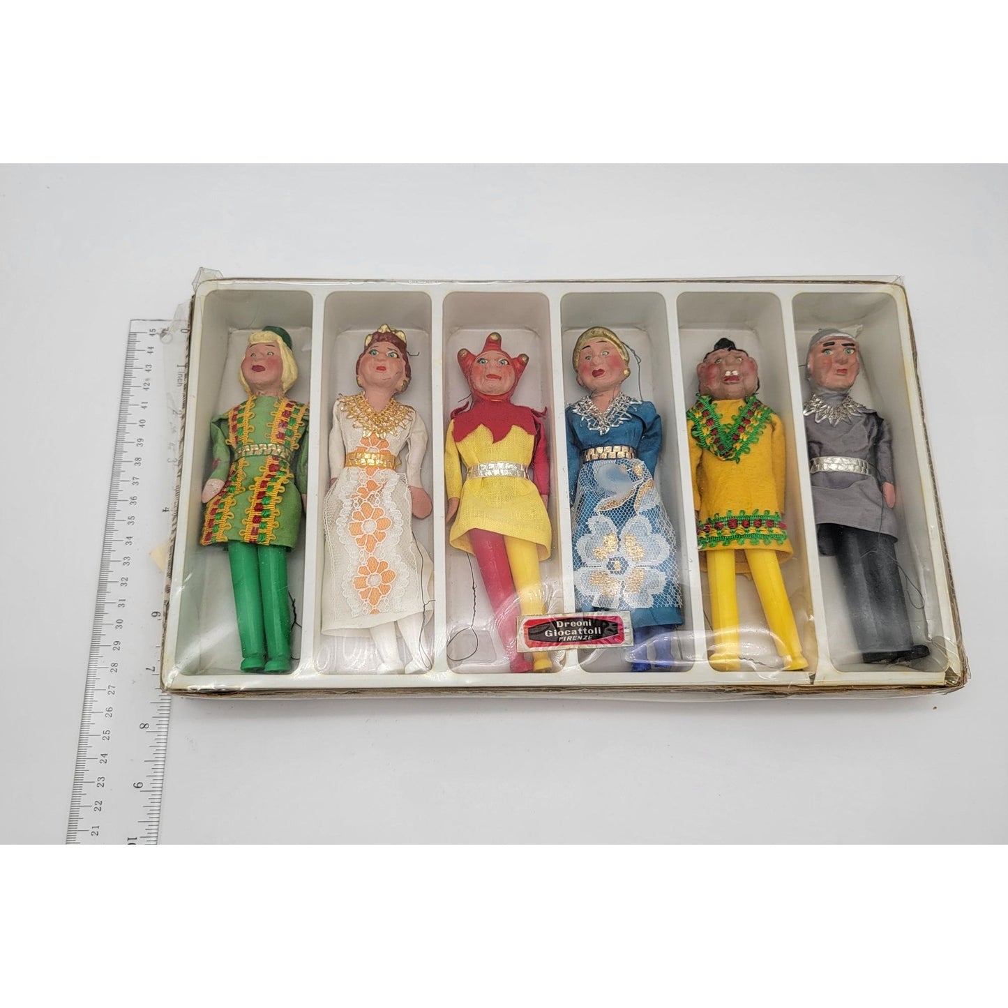 Vintage Dreoni Giocattoli Firenze Italian Puppet Set