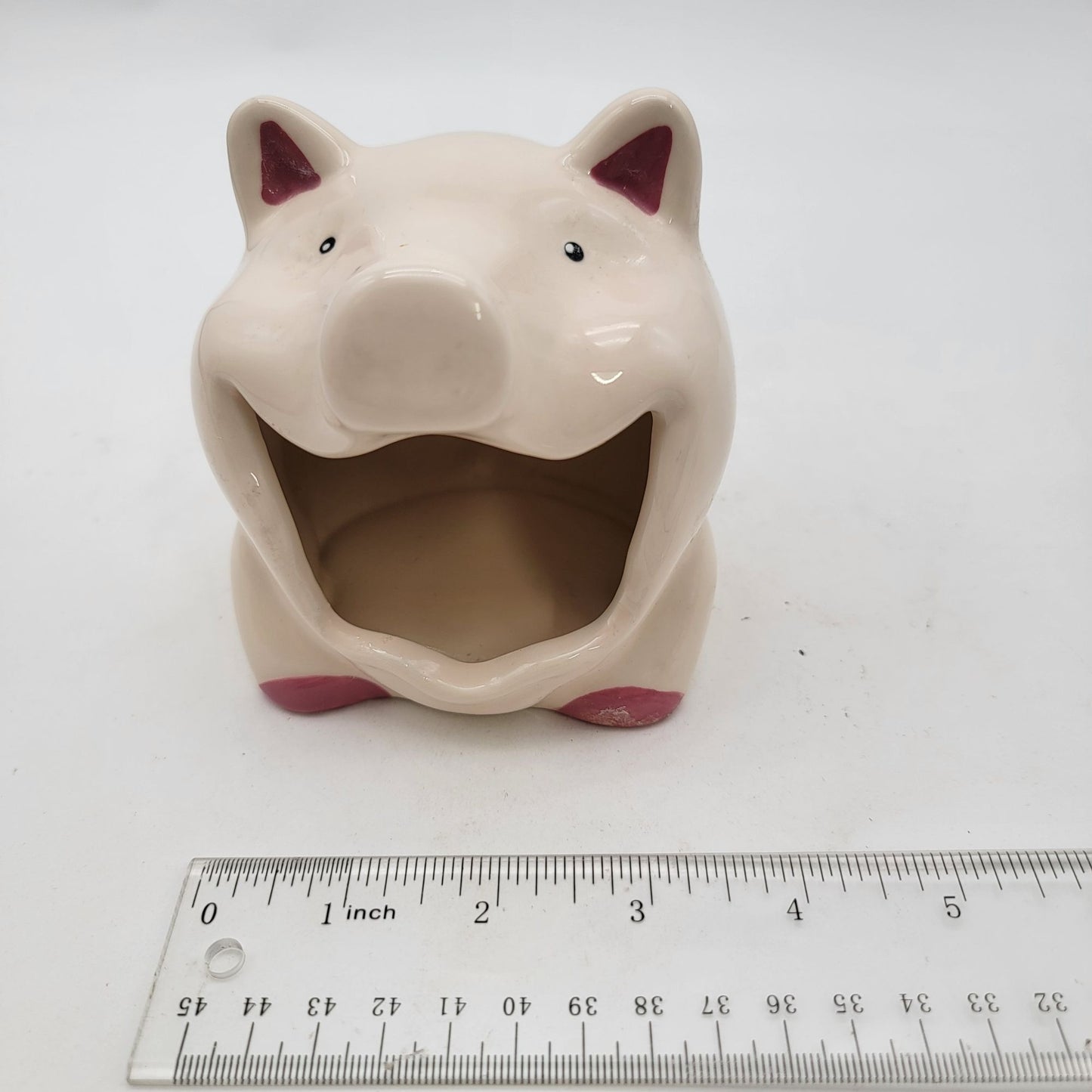 Pig-Shaped Ceramic Sponge Holder