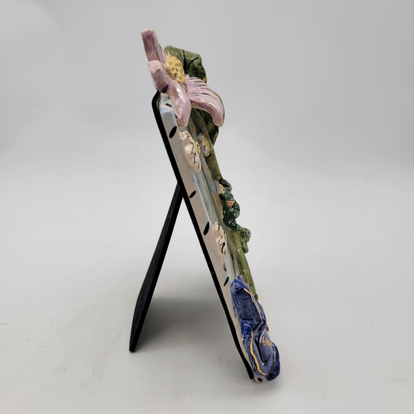 Heather Goldminc Blue Sky The Four Seasons Collection Picture Frame Spring Frog
