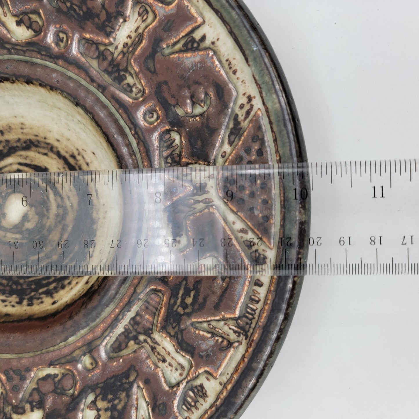 Vintage MCM Jorgen Mogensen Royal Copenhagen & B&S Teknik Danish Stoneware Pottery Dish