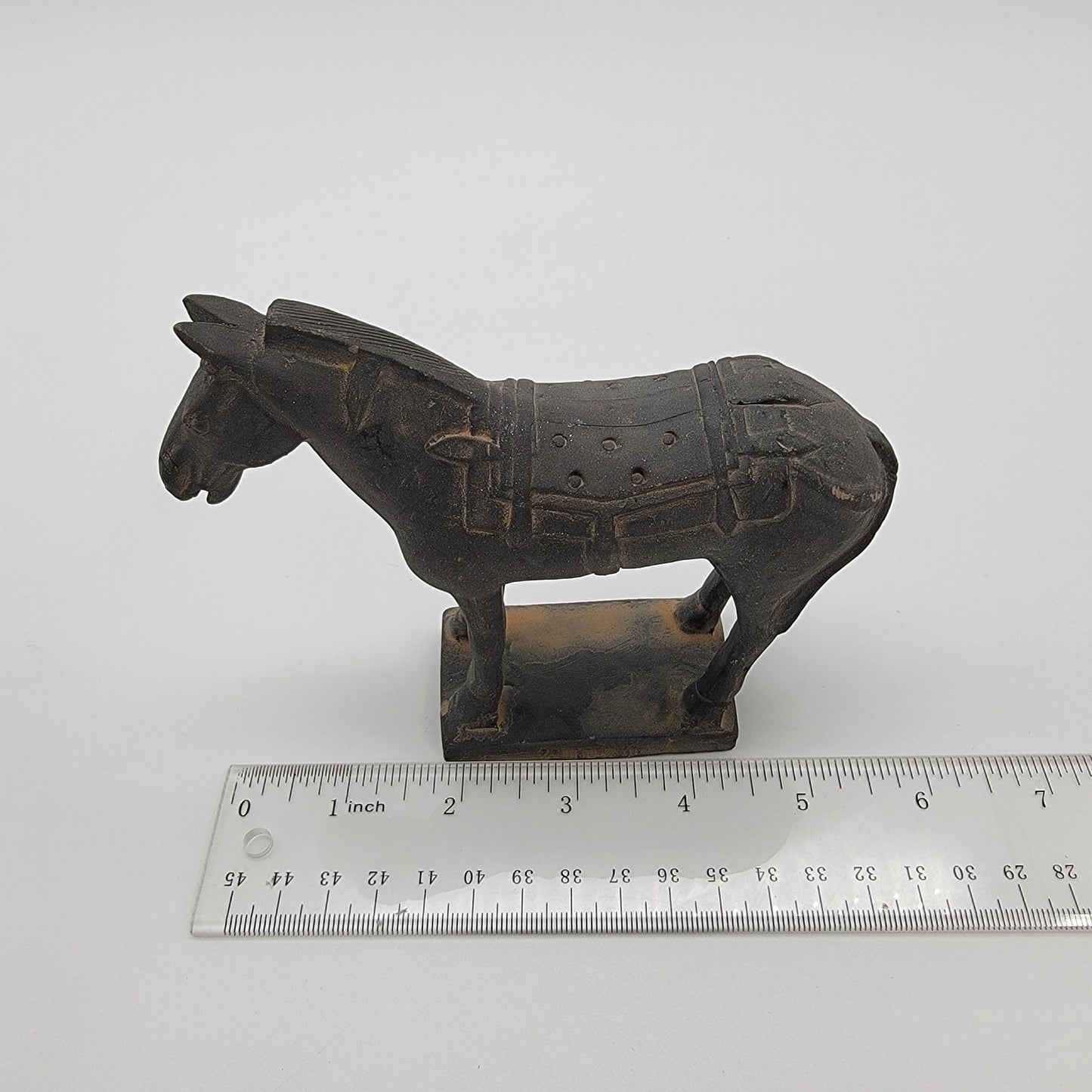 Vintage Qin Dynasty Terracotta Army Horse Sculpture