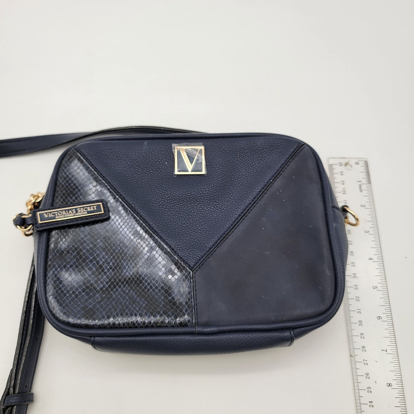Victorias Secret Navy Crossbody Bag & Wallet Set