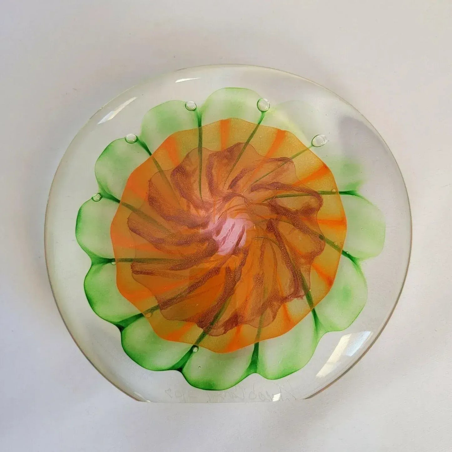 Jacob Carlson Art Glass Sculpture, Signed 2007