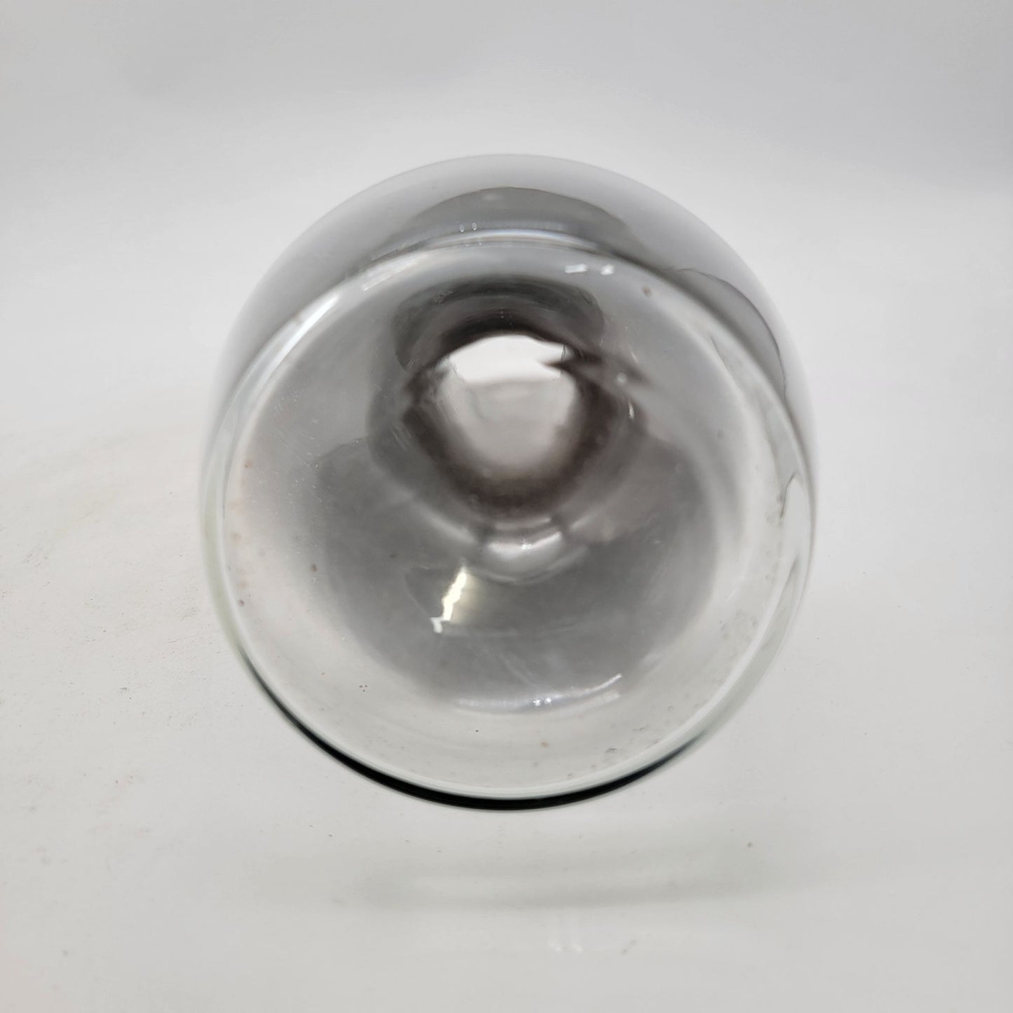 Mid Century Silver Fade Ombre Decanter Vase