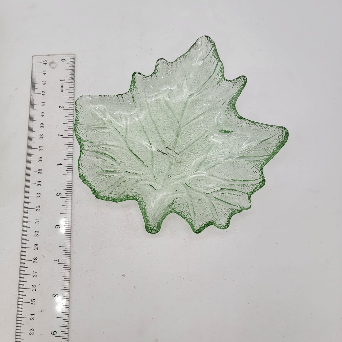 Leaf Glass Dish Set 7 Pieces