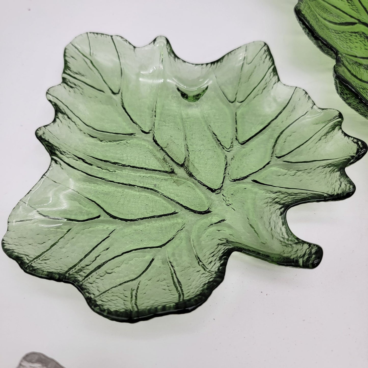 Leaf Glass Dish Set 7 Pieces