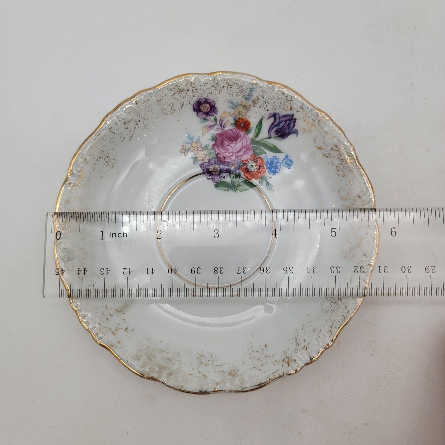 Vintage Fine Bone China Floral Bouquet Tea Cup & Saucer