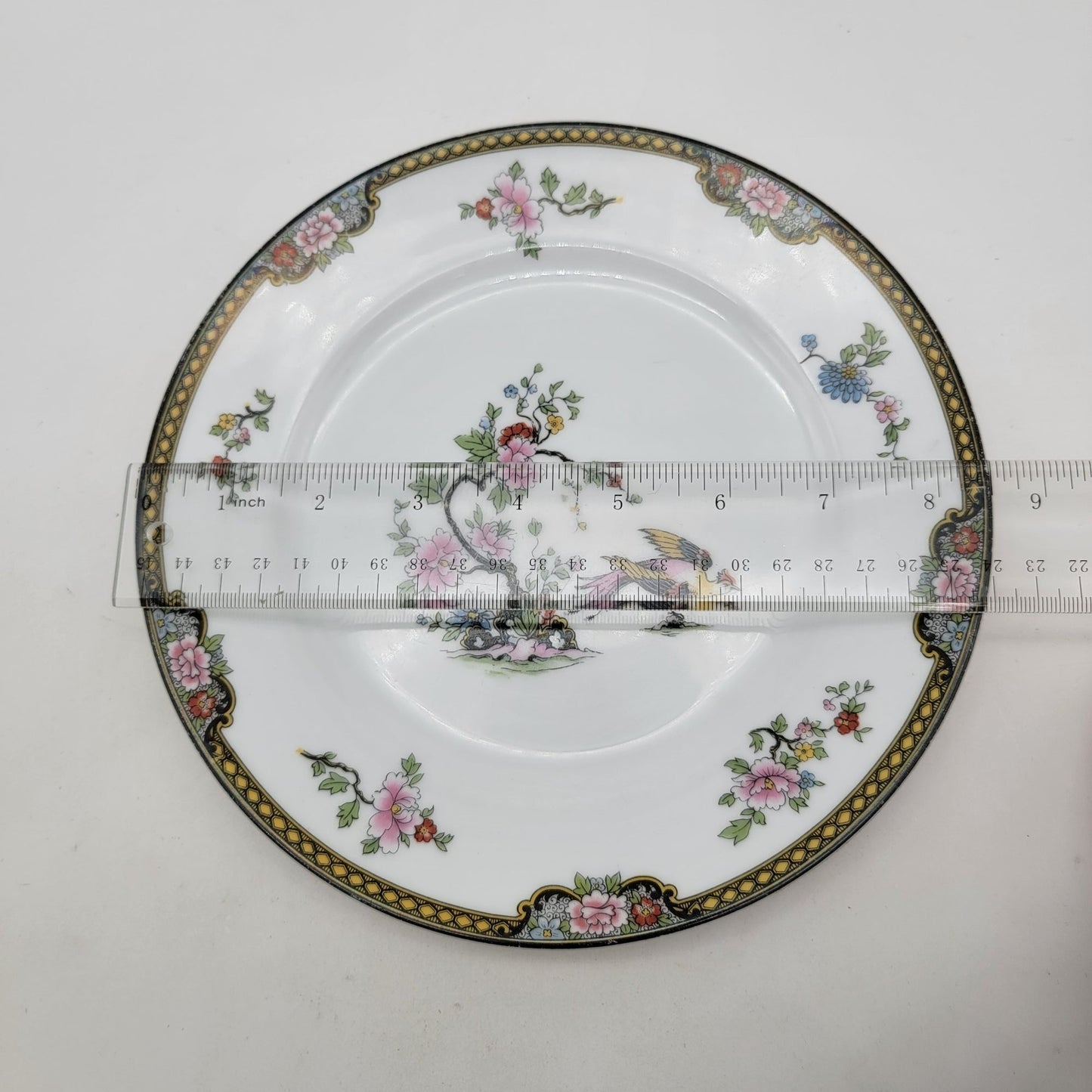 Vintage Noritake Pheasant Bird Dinner Plates Set Of 2
