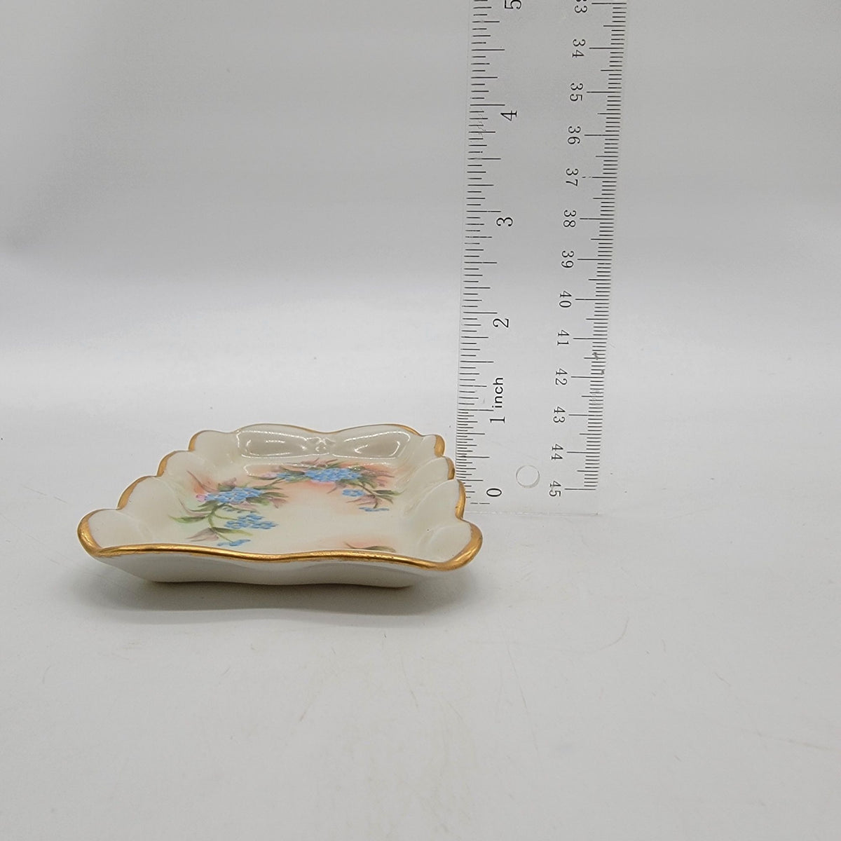 Antique Noritake Nippon Porcelain Floral Dish
