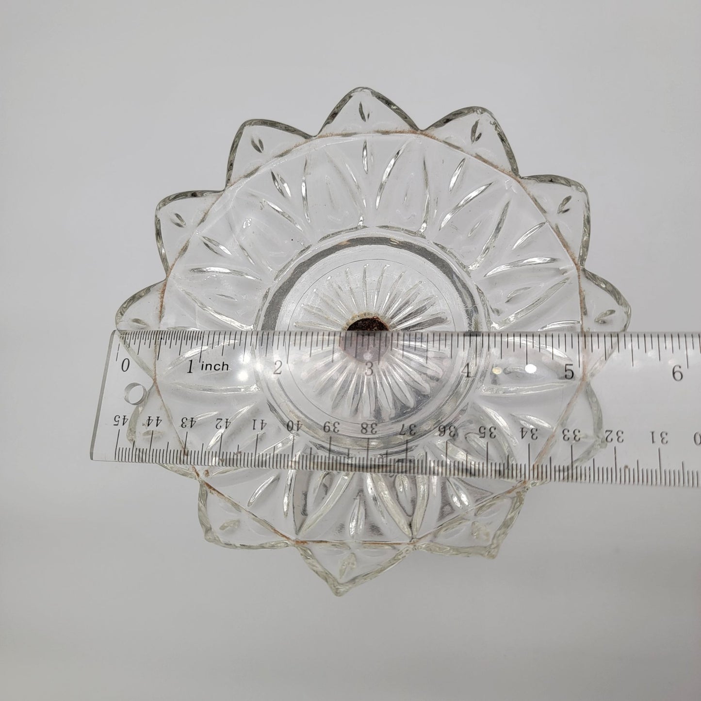 1960s Hollywood Regency Florentine Fairy Candy Dish Crystal & Marble