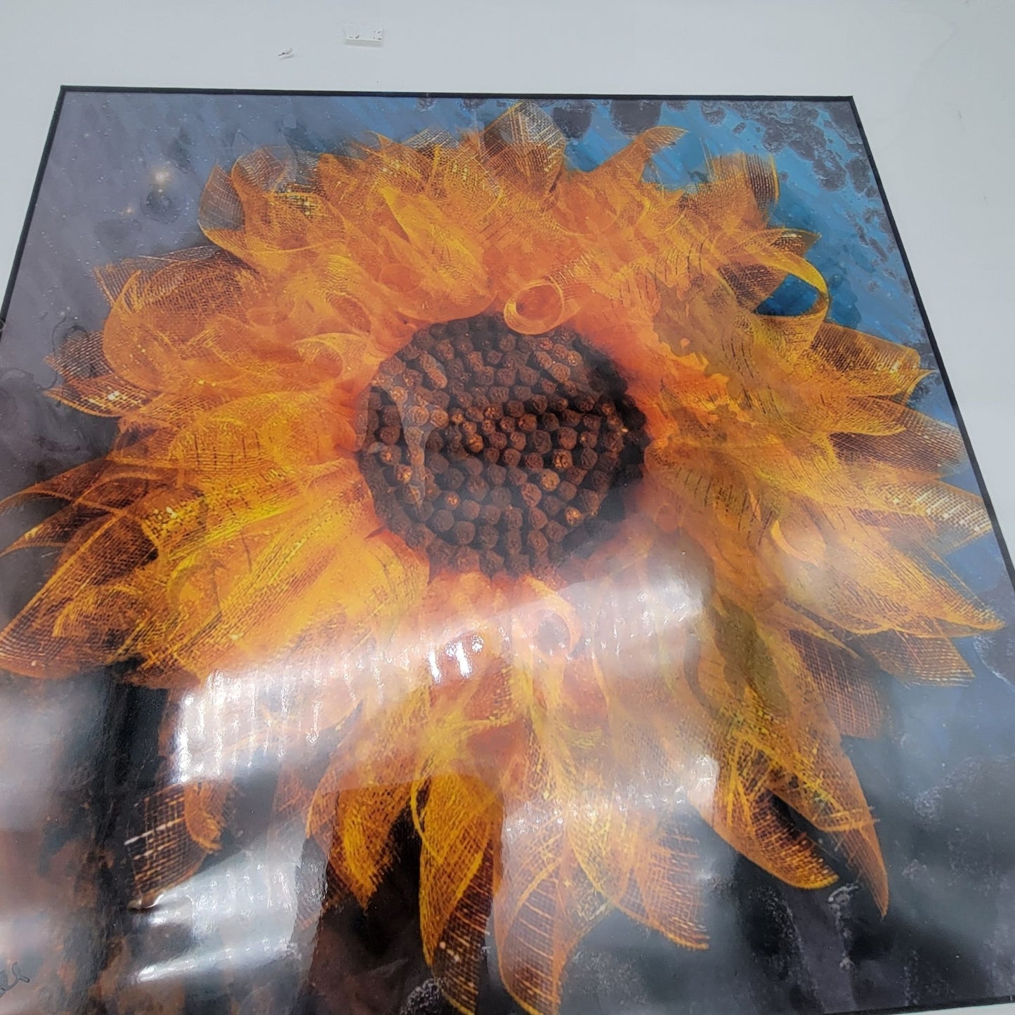 Sunflower Art Print By Gina Geldbach-Hall