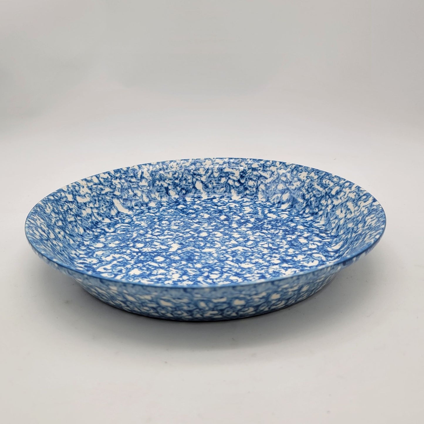Royal Cumberland for Royal Copenhagen Blue & White Speckled Serving Bowl