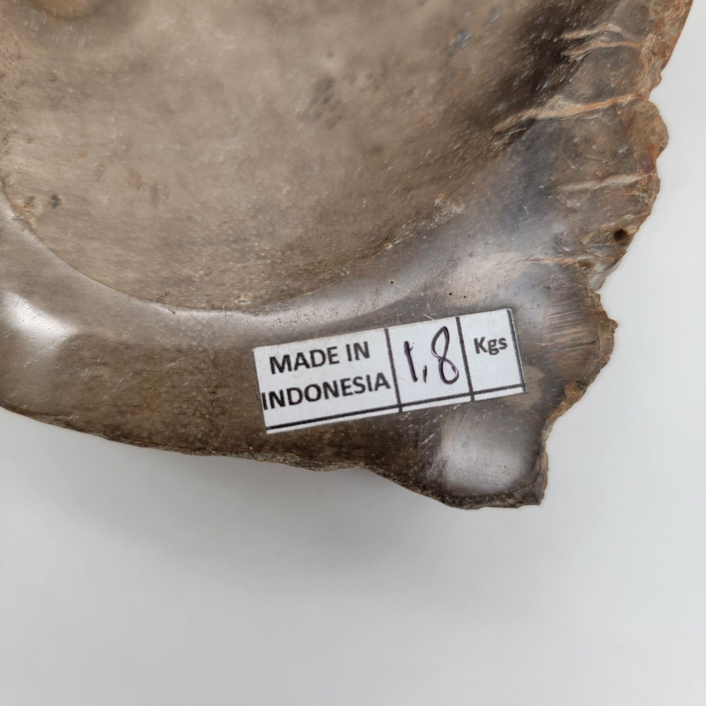 Handcarved Polished Petrified Wood Fossil Bowl Trinket Dish