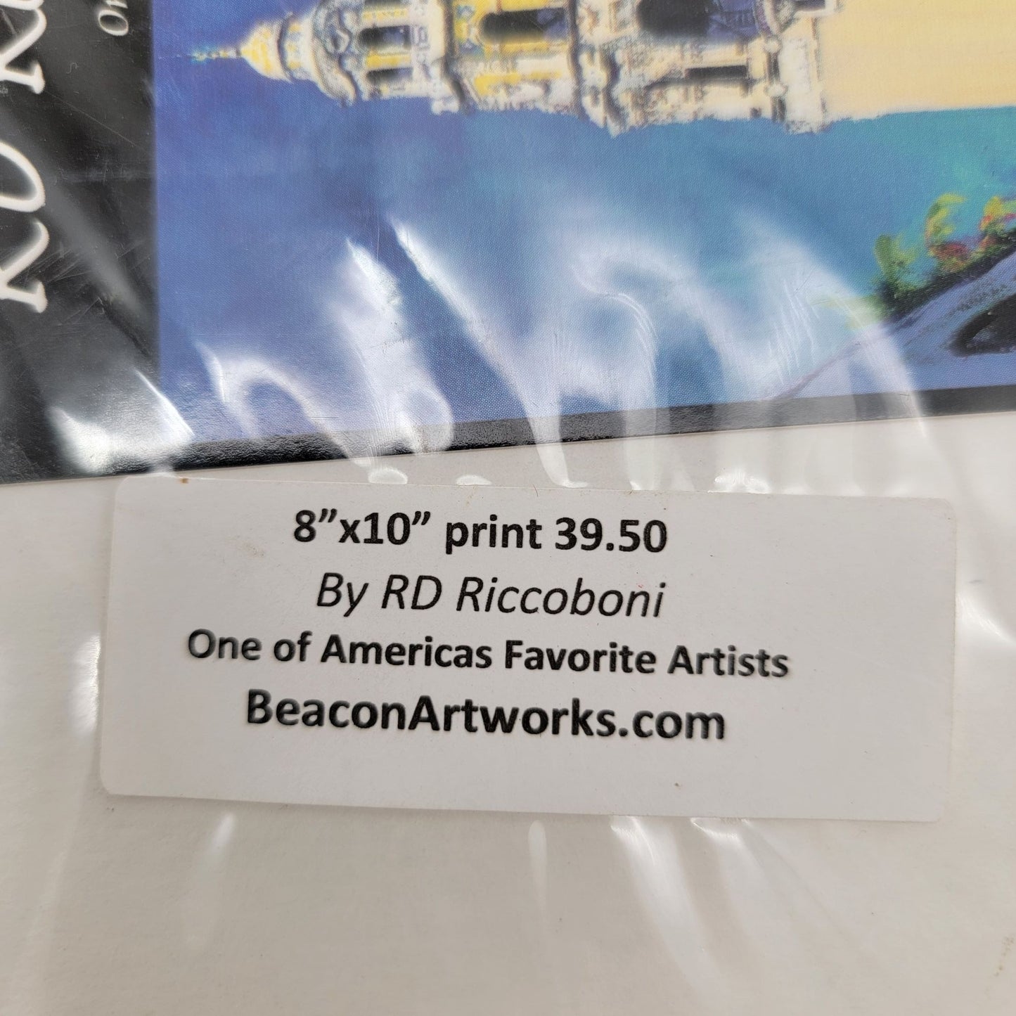 "L.A. Jolla Sunset" By RD Riccoboni Signed Art Print 8" X 10" California Landscape Beacon Artworks Gallery