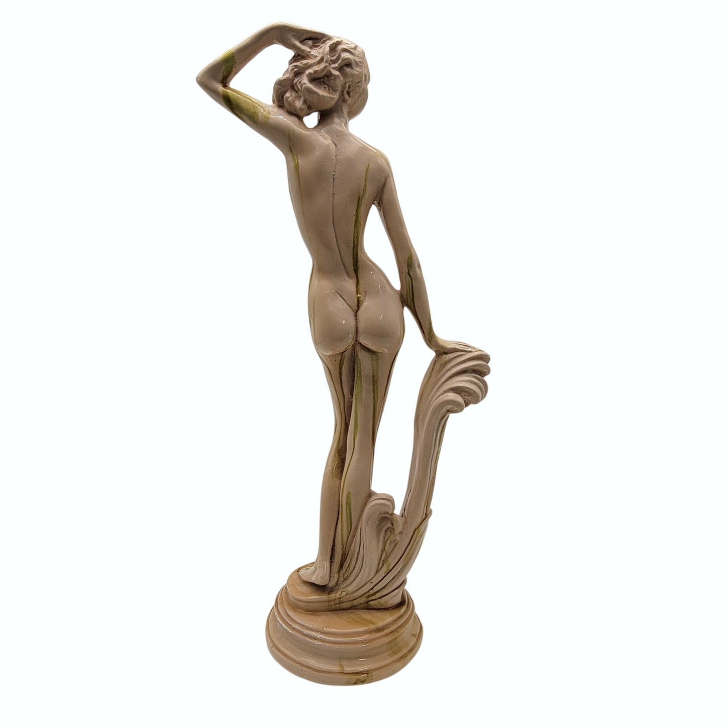 Vintage Nude Woman Aphrodite of Rhodes Goddess Sculpture Statue