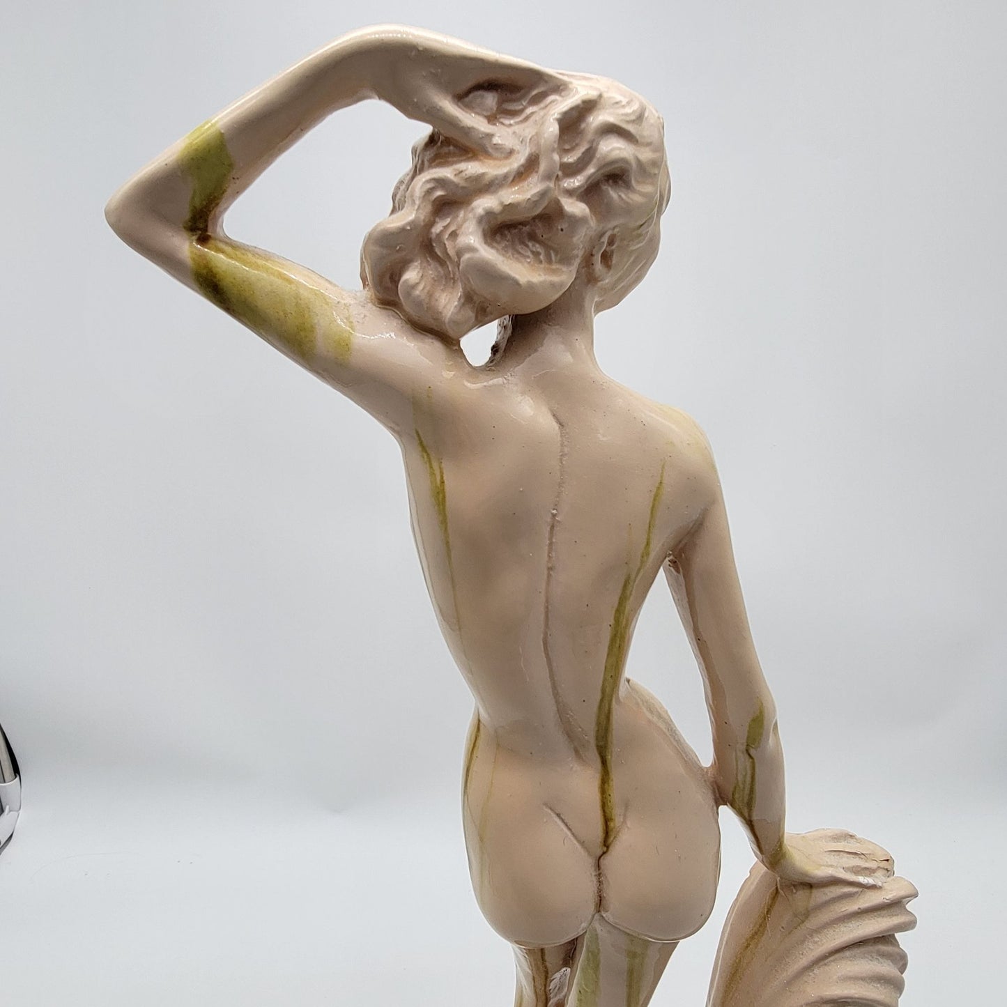 Vintage Nude Woman Aphrodite of Rhodes Goddess Sculpture Statue