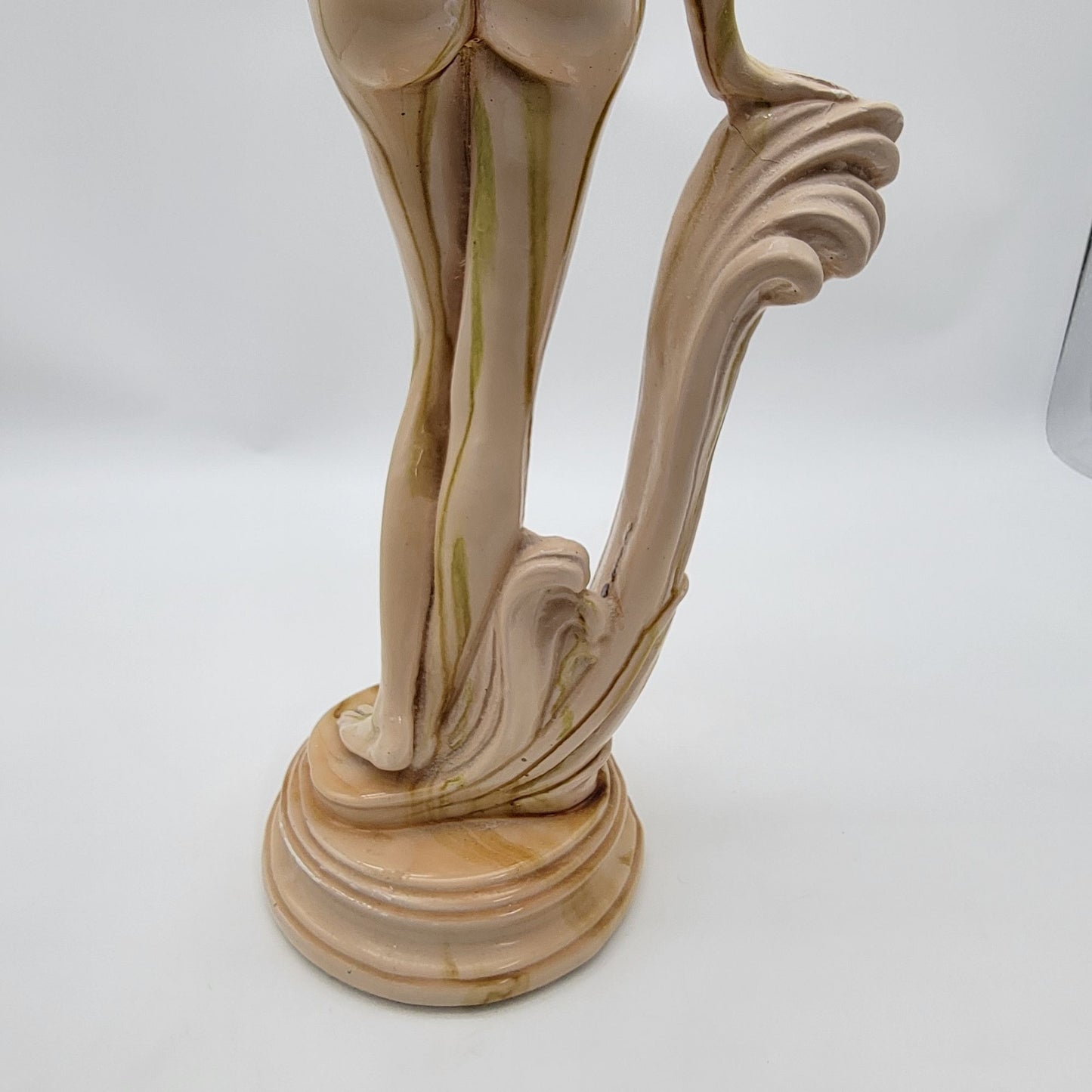 Vintage Nude Woman Aphrodite of Rhodes Goddess Sculpture Statue