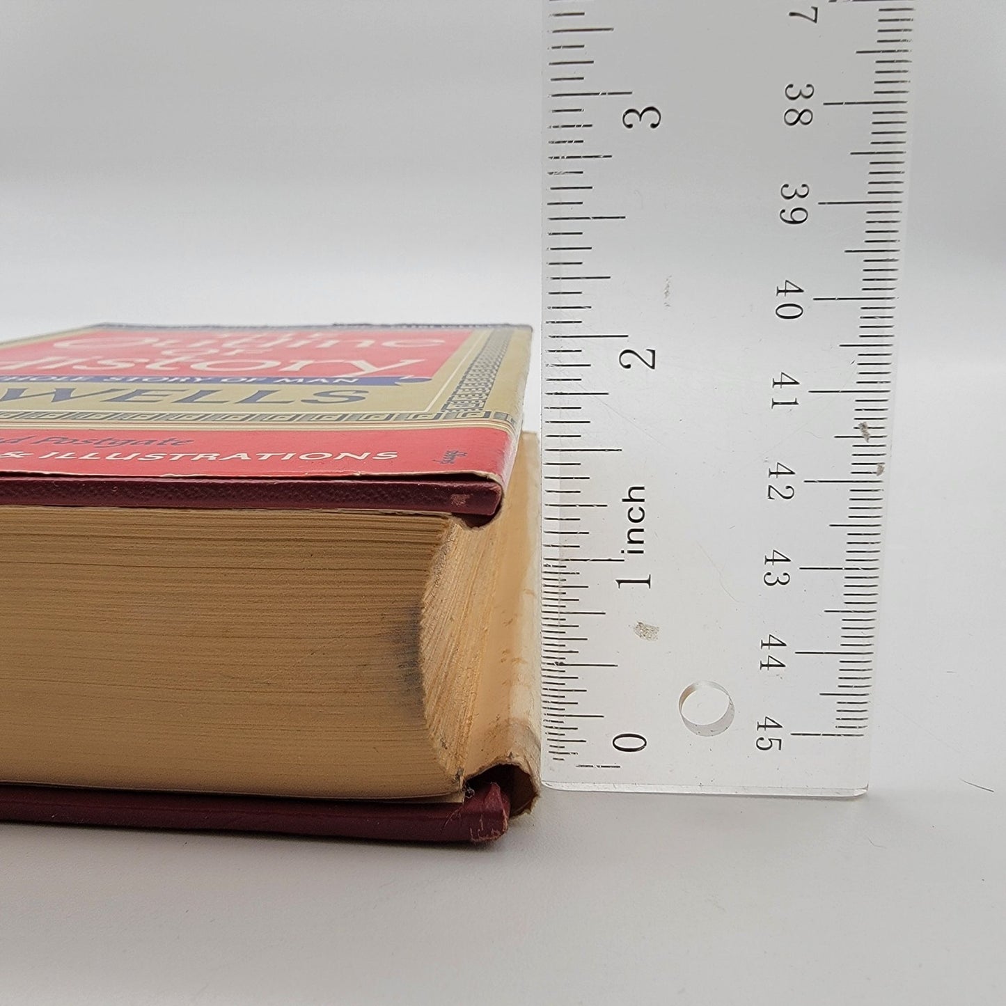 The Outline Of History By H.G. Wells Hard-Cover Book Volume I & II