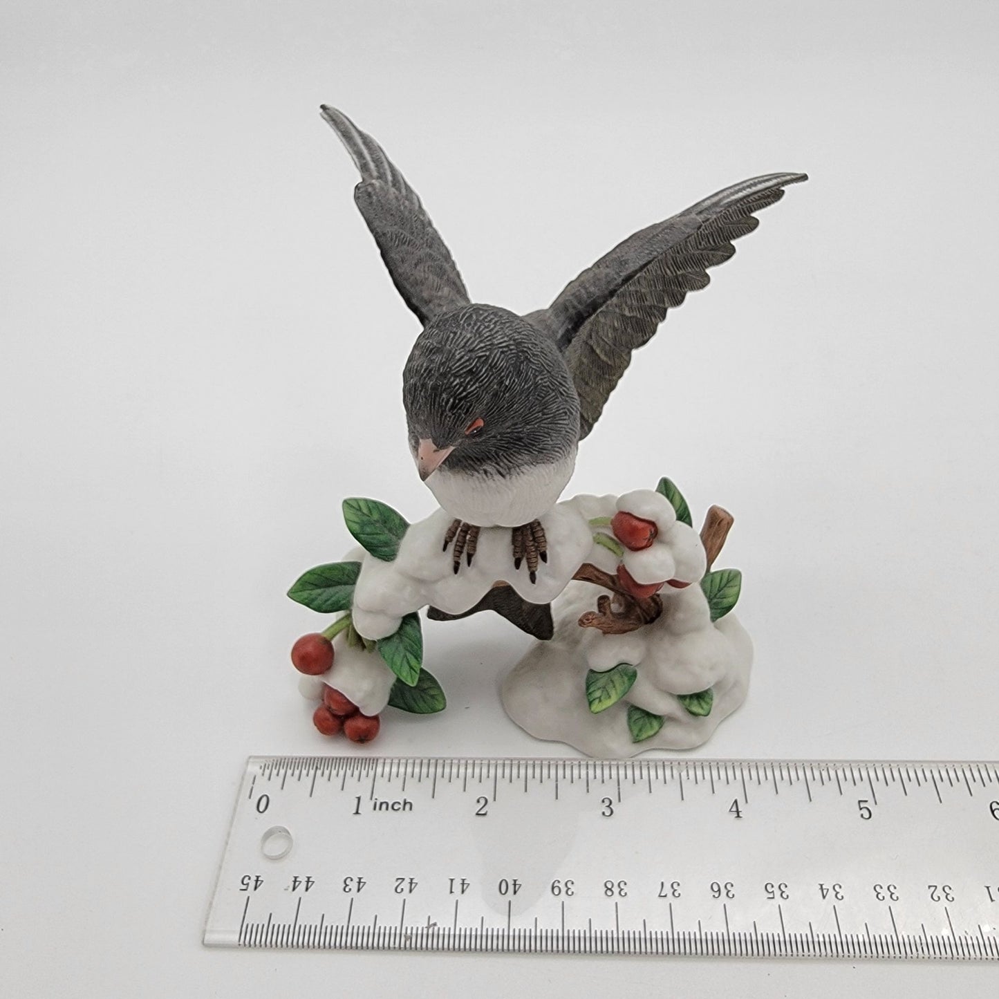1991 Lenox Dark-Eyed Junco Bird Porcelain Figurine