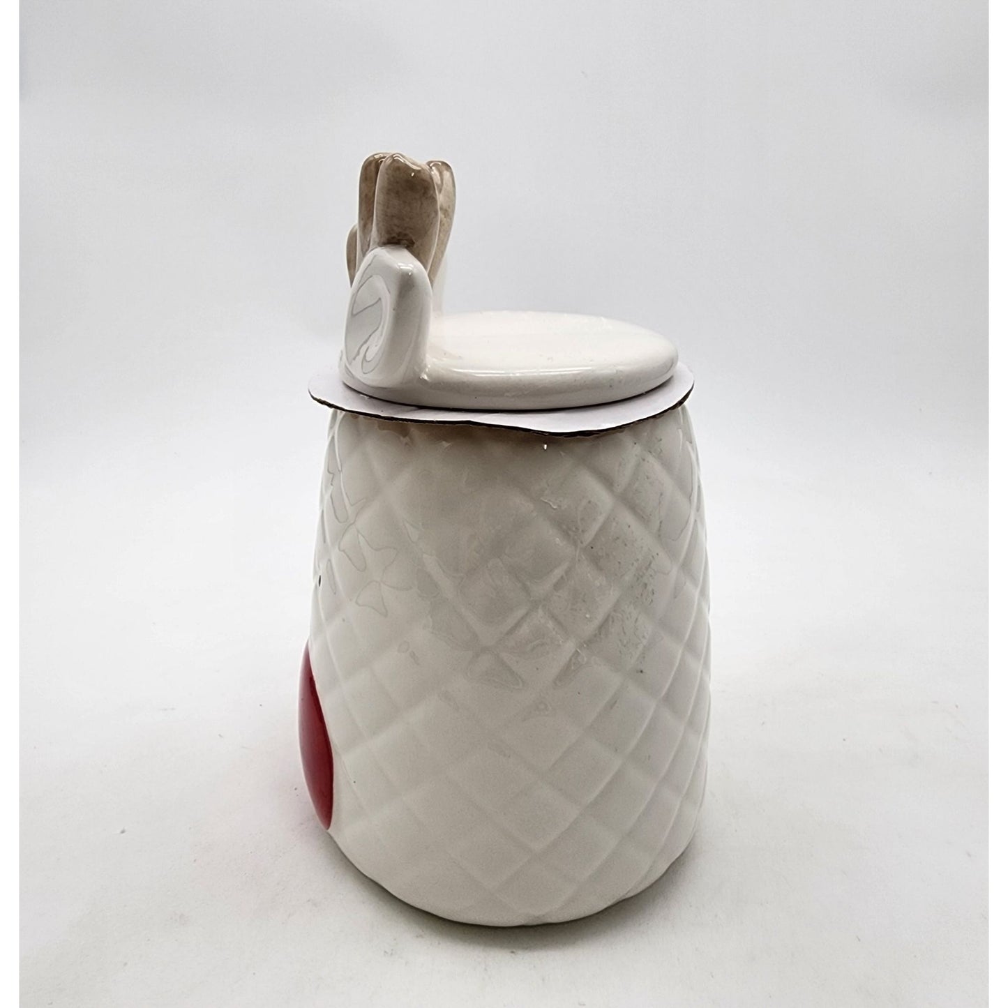 Reindeer Cookie Jar With Lid By Youngs Inc. Christmas Ranch Collection