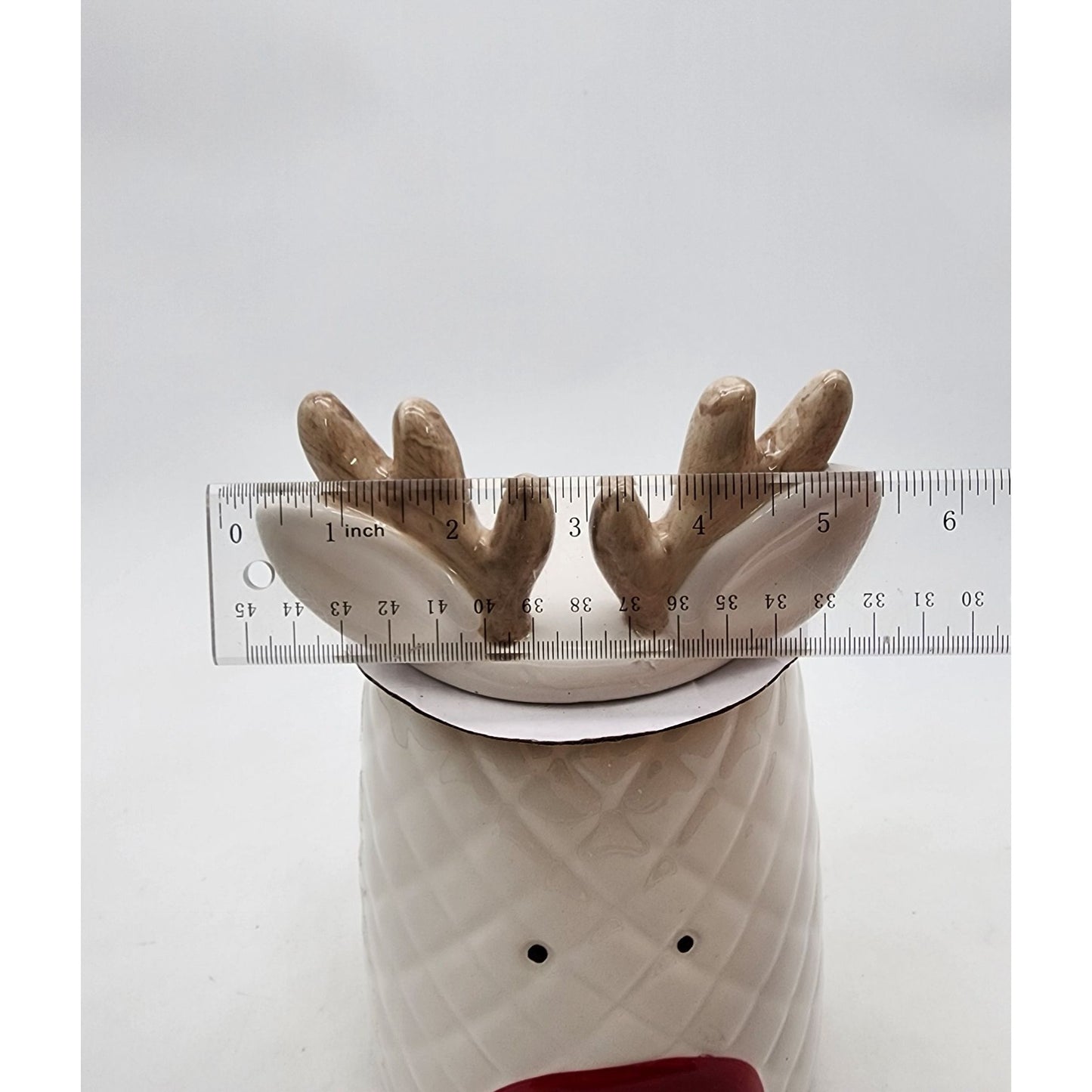 Reindeer Cookie Jar With Lid By Youngs Inc. Christmas Ranch Collection
