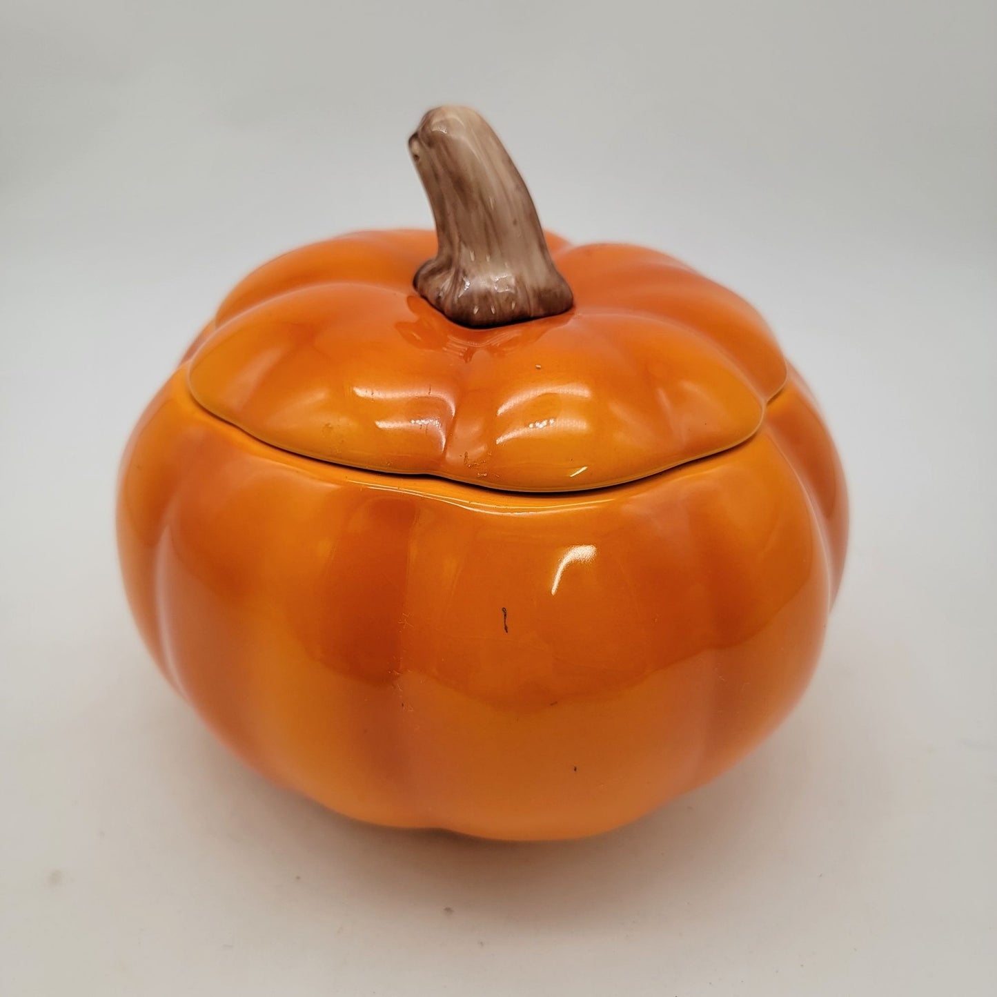 Teleflora Gift Pumpkin Canister Lidded Dish