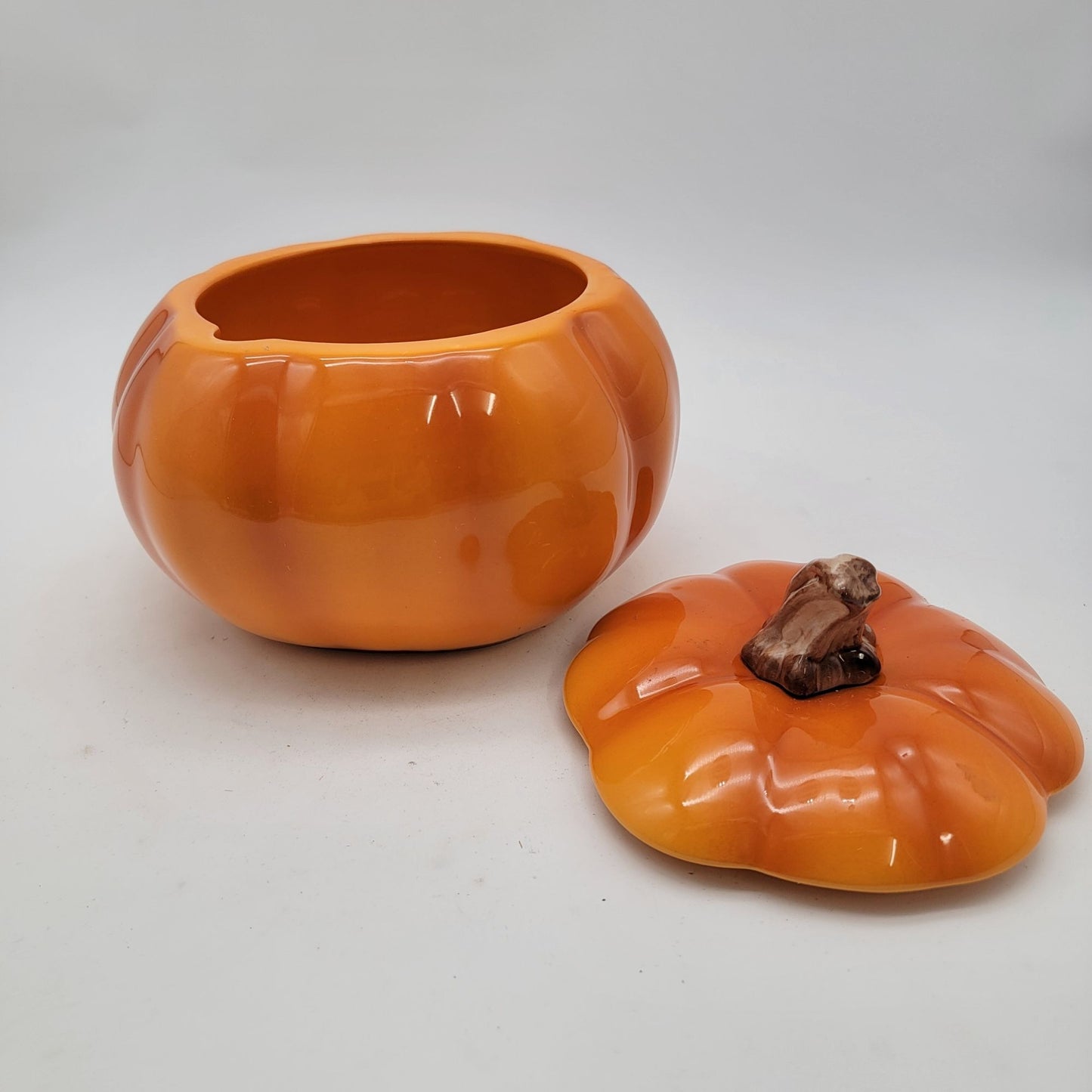 Teleflora Gift Pumpkin Canister Lidded Dish