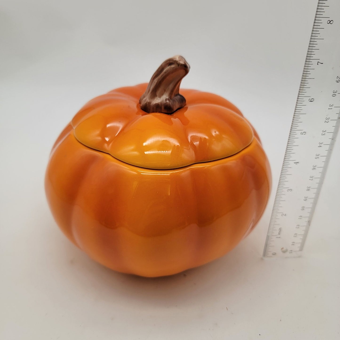 Teleflora Gift Pumpkin Canister Lidded Dish