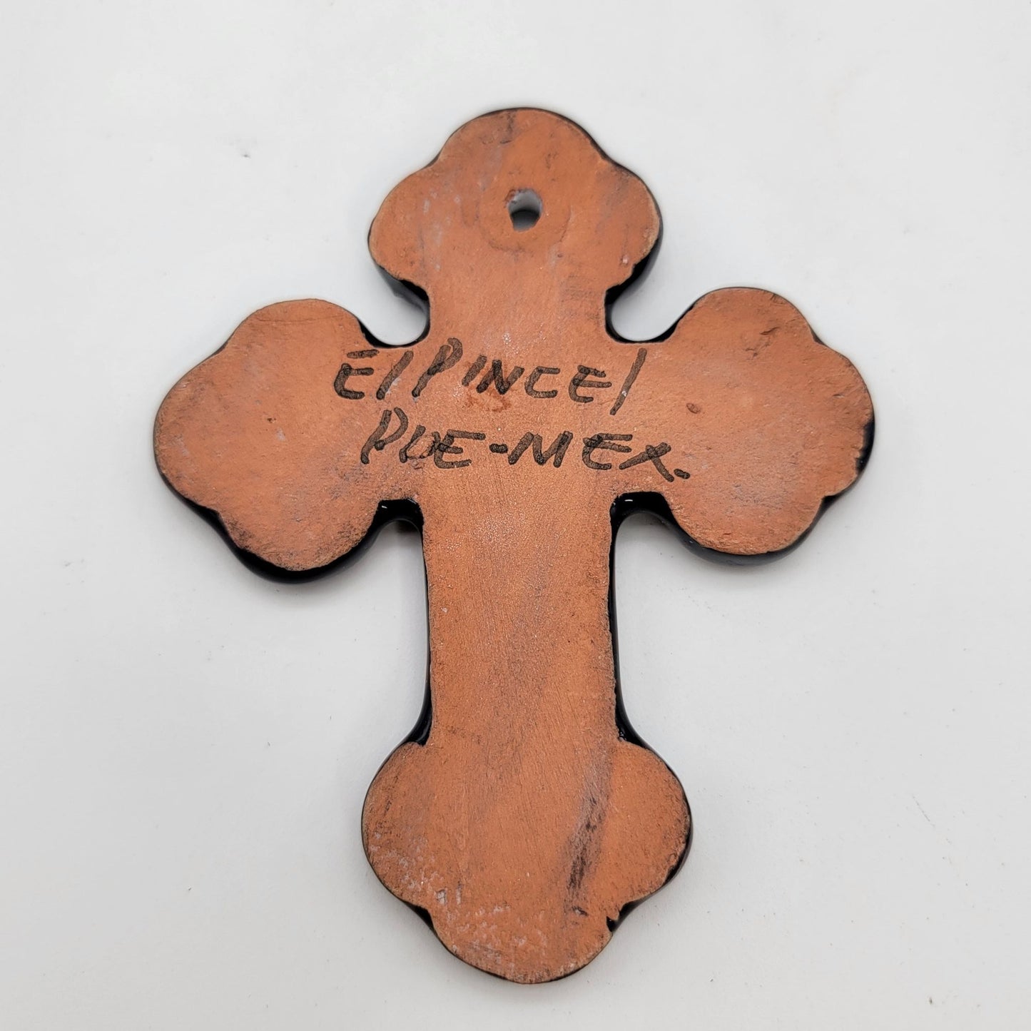 Hand-Painted Talavera Mexican Pottery Cross