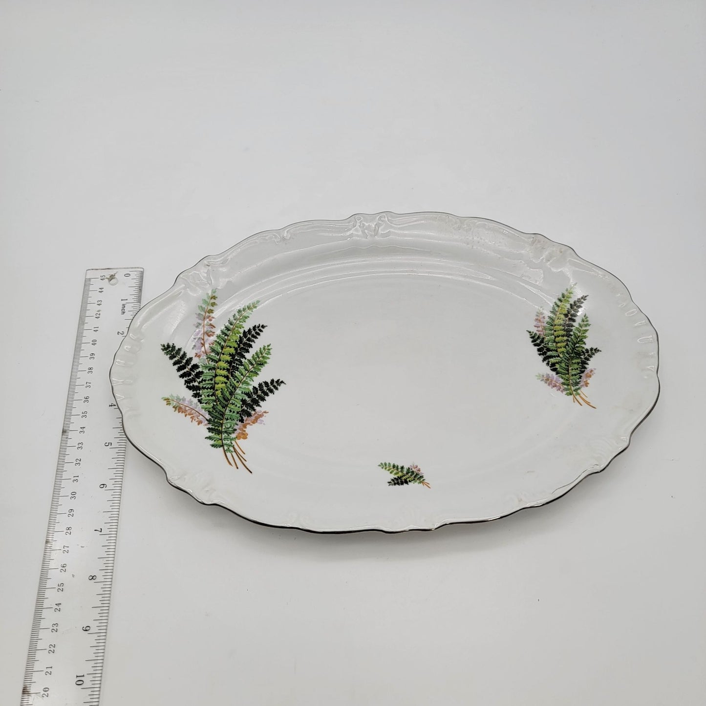 Winterling Bavaria Oval Serving Platter With Fern Design