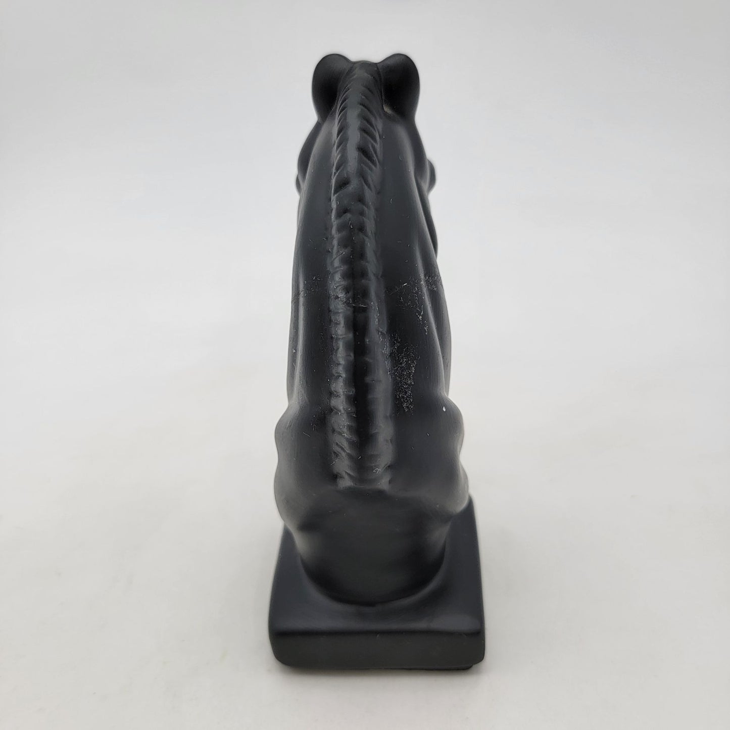 Black Horse Head Knight Chess Piece