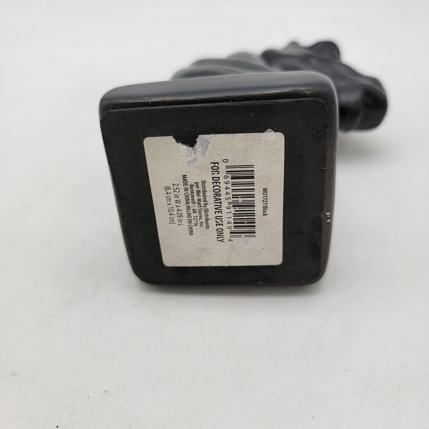 Black Horse Head Knight Chess Piece