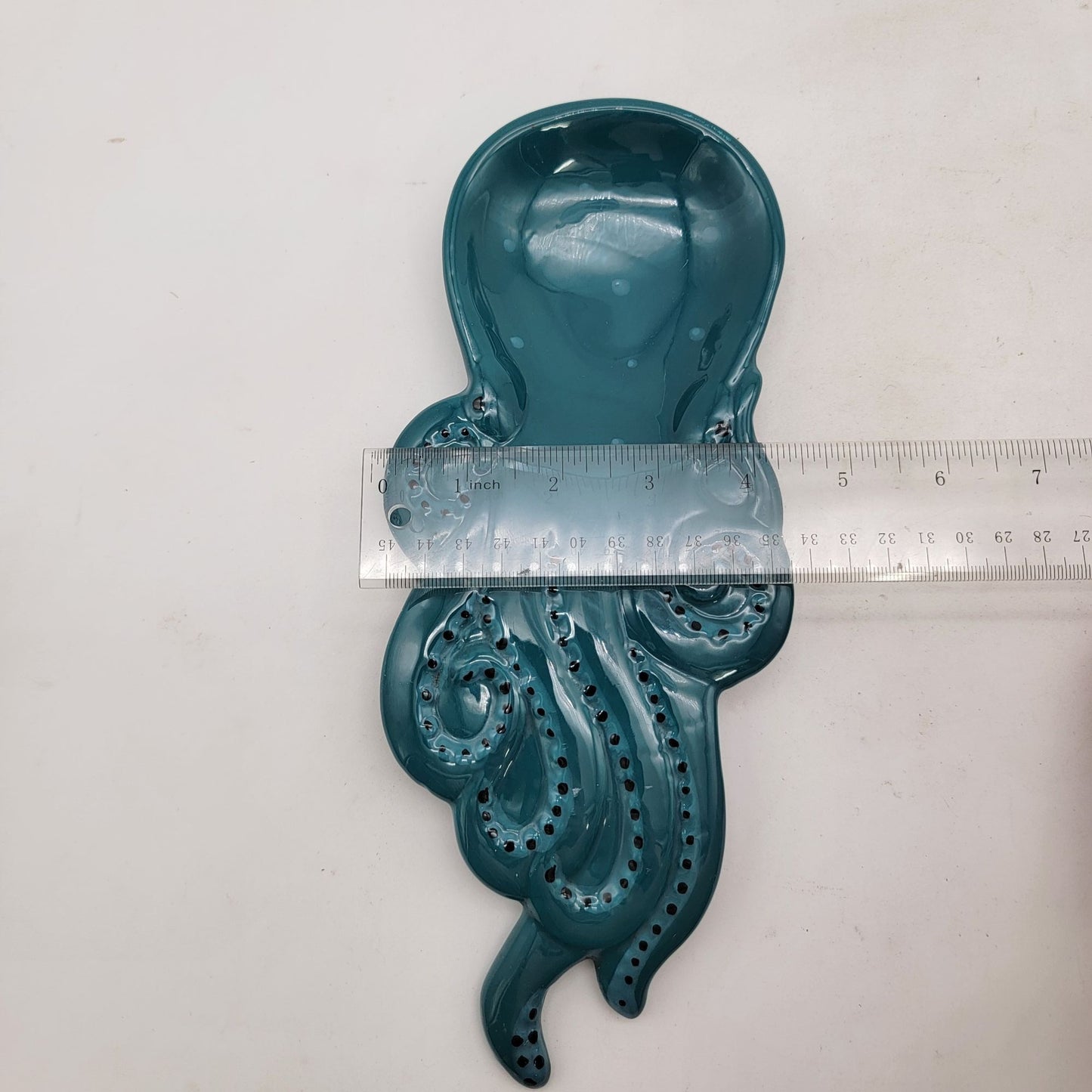 Boston Warehouse Blue Octopus Spoon Rest