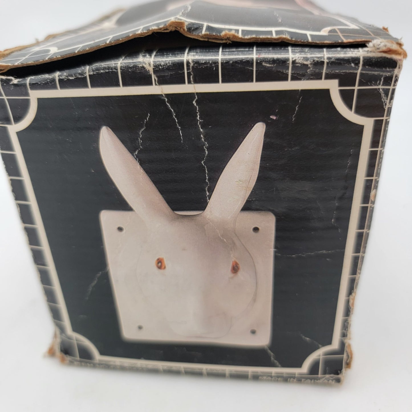 Vintage Ceramic Rabbit Wall Mount Towel Holder