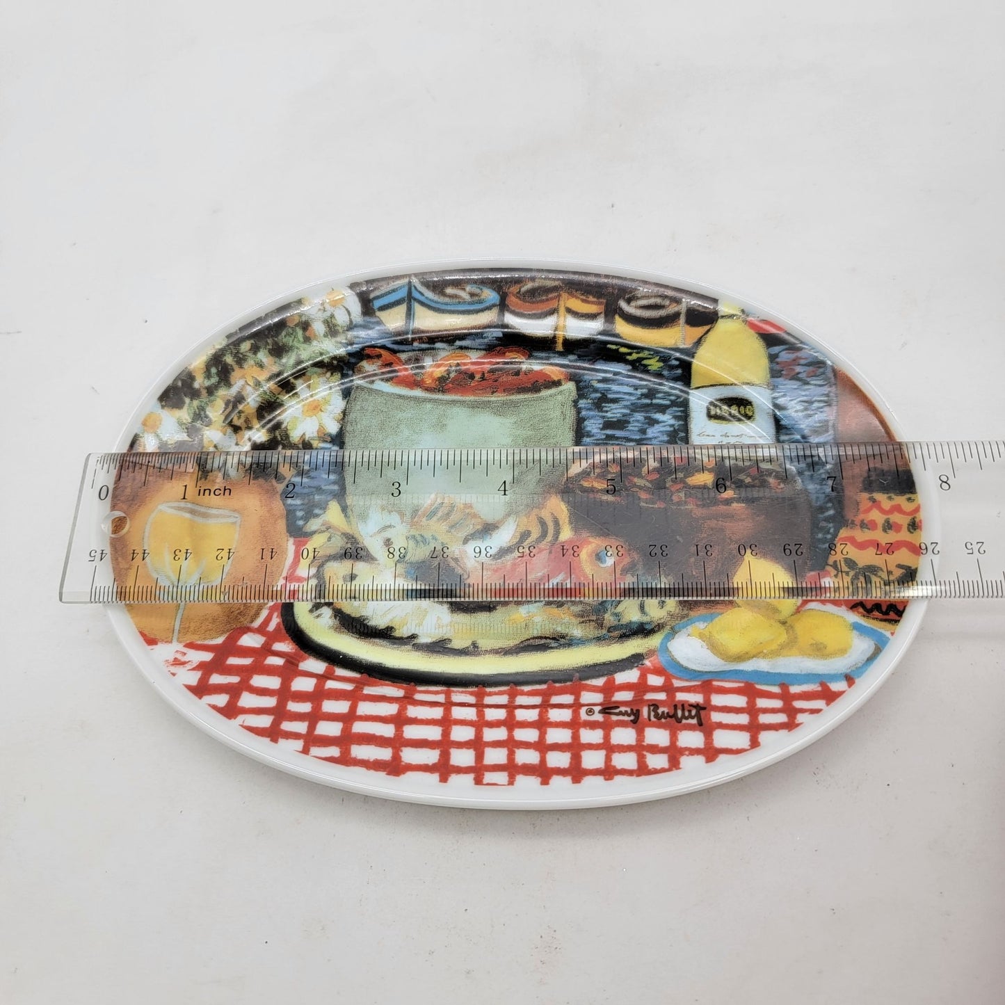 "La Buona Cucina" Guy Buffet Oval Plate Eschenbach Germany