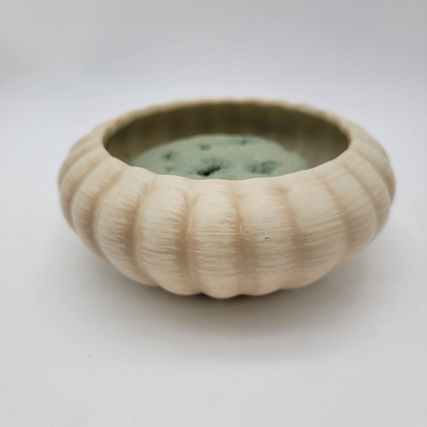 Vintage 2001 Haeger Pottery Ribbed Planter