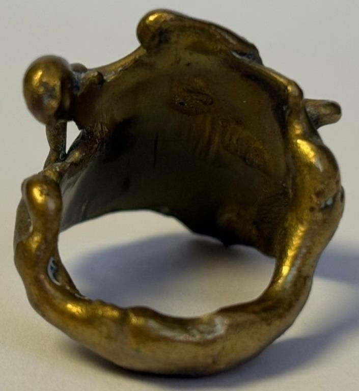 Mid Century Brutalist Mod Ring size 4.75