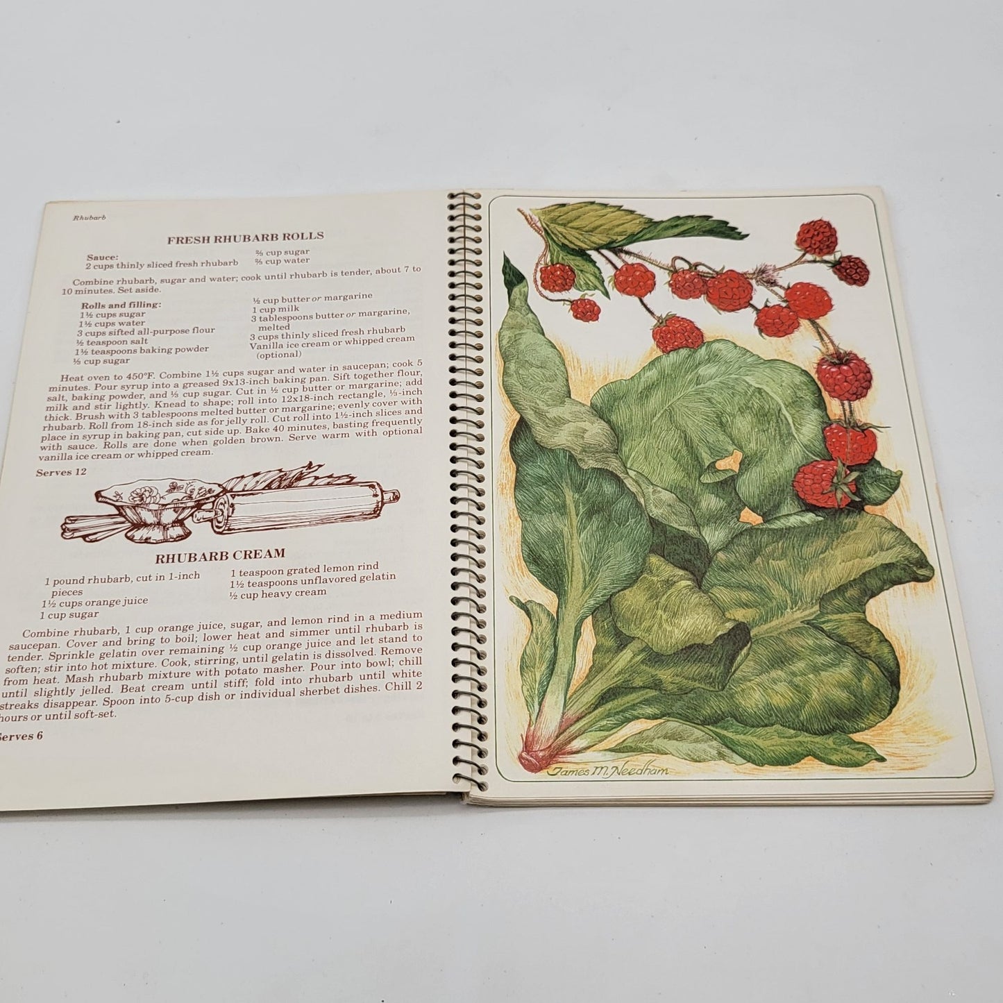 Miriam B. Loos Fresh-From-The-Garden Cookbook Spiral Bound 1973 Edition