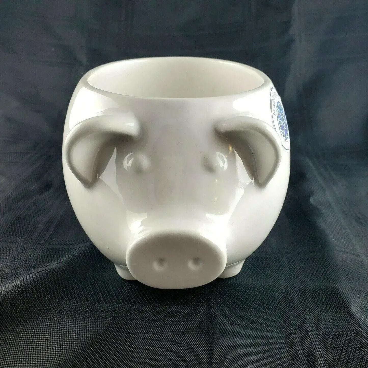 Faiancas Ramos Made in Portugal Pig Planter White