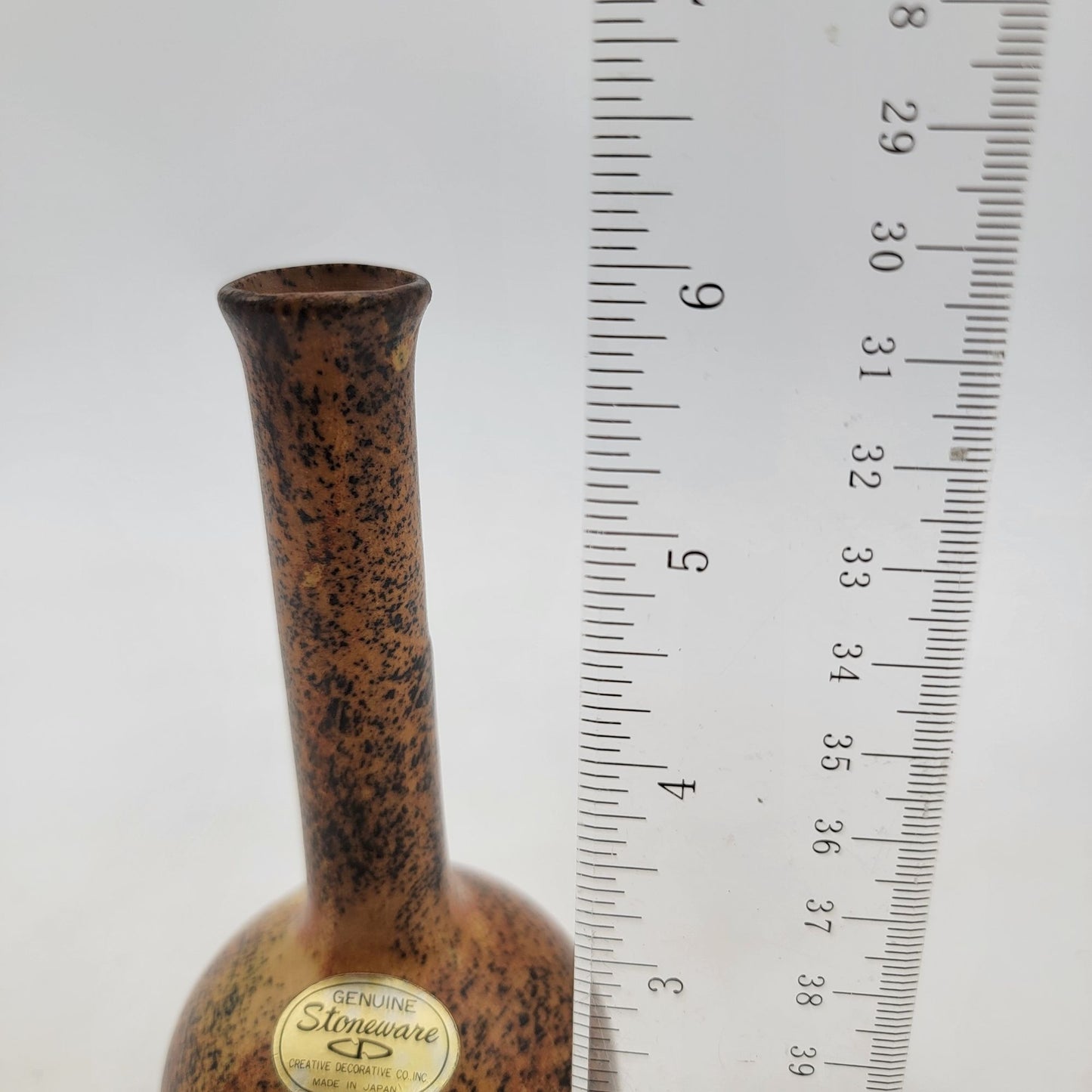 Vintage Genuine Stoneware Bud Vase Made In Japan