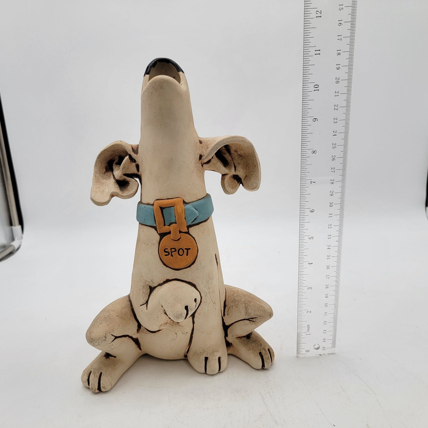 C Butler Jones Pottery Whimsical Dog Sculpture